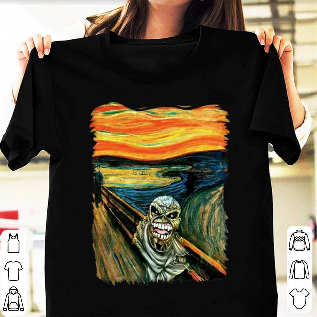 Original Iron Maiden Eddie Meets Van Gogh shirt 1 - Original Iron Maiden Eddie Meets Van Gogh shirt