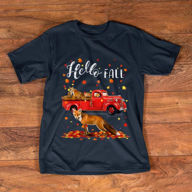 Original Maple Fox Leaf Autumn Happy Fall Y all Red Truck shirt 1 - Original Maple Fox Leaf Autumn Happy Fall Y'all Red Truck shirt