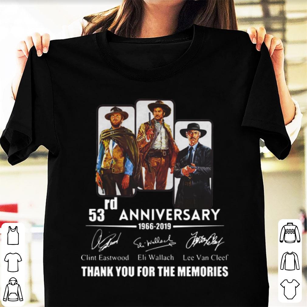 Original The Good The Bad And The Ugly 53rd Anniversary Signatures shirt 1 - Original The Good The Bad And The Ugly 53rd Anniversary Signatures shirt