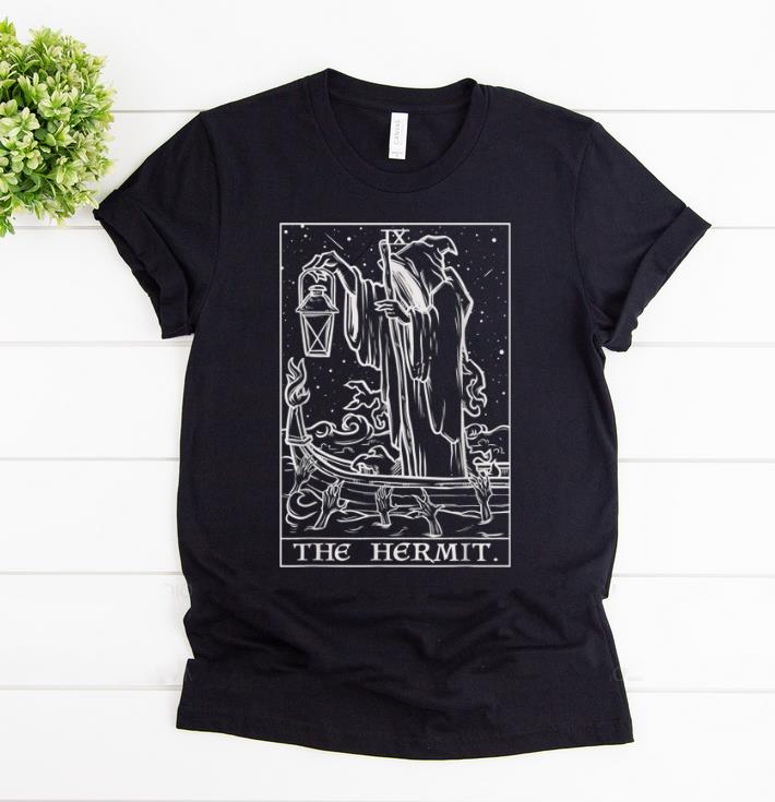 Original The Hermit Tarot Card Goth Halloween Grim Reaper Witch Gift shirt 1 - Original The Hermit Tarot Card Goth Halloween Grim Reaper Witch Gift shirt