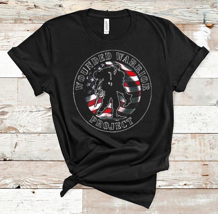 Original Wounded Warrior No One Left Behind American Flag shirt 1 - Original Wounded Warrior No One Left Behind American Flag shirt
