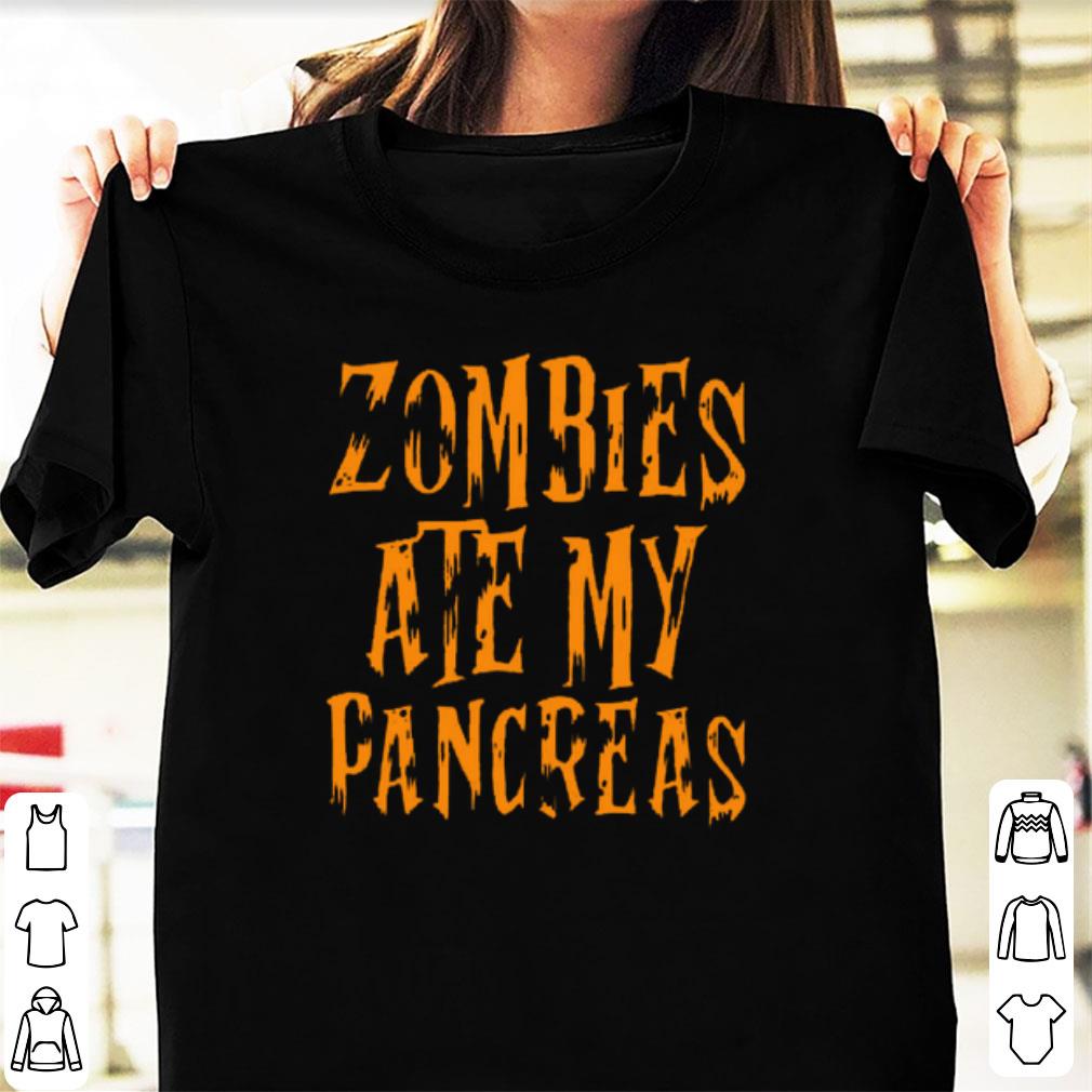 Original Zombies Ate My Pancreas Halloween shirt 1 - Original Zombies Ate My Pancreas Halloween shirt