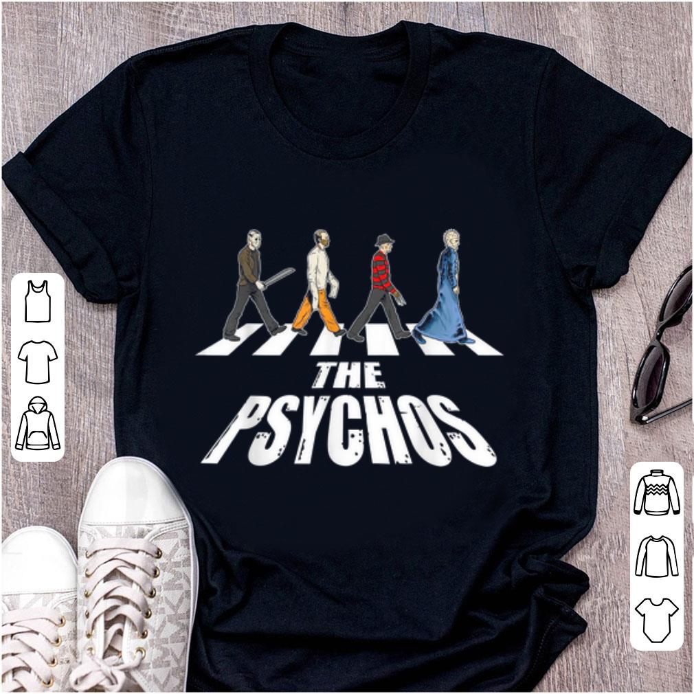 Premium Abbey Road The Psychos Horror Character shirt 1 - Premium Abbey Road The Psychos Horror Character shirt