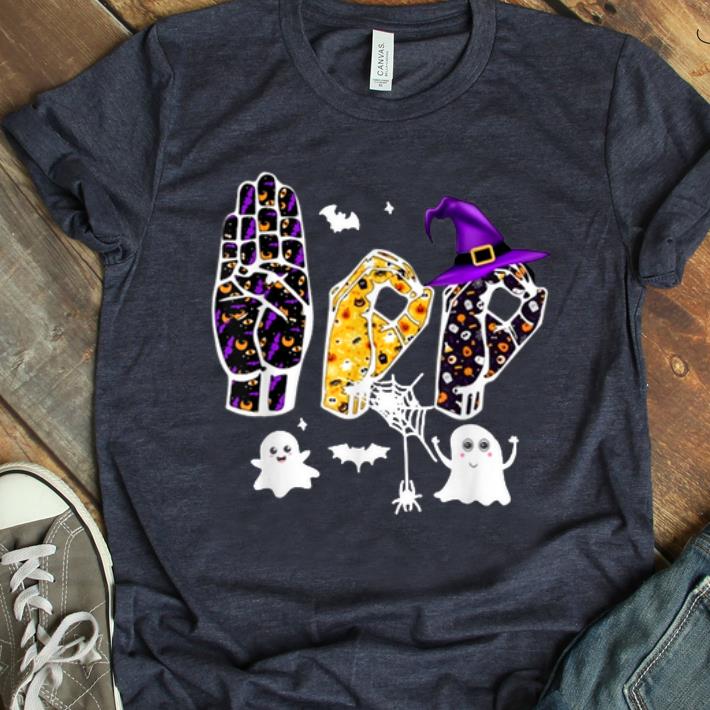Premium Boo Sign Language Halloween shirt 1 - Premium Boo Sign Language - Halloween shirt