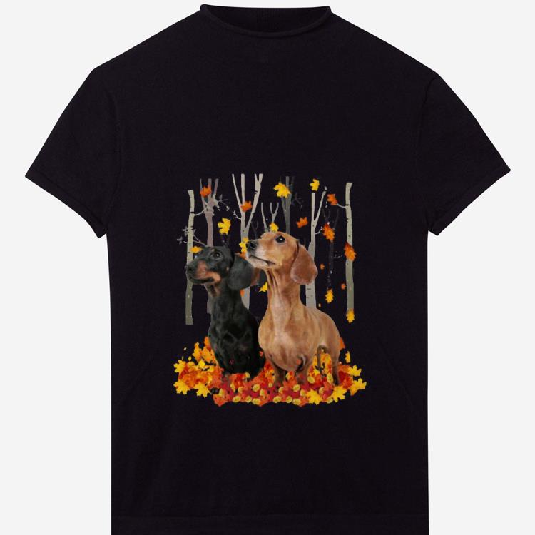 Premium Dachshund autumn forest shirt 1 - Premium Dachshund autumn forest shirt