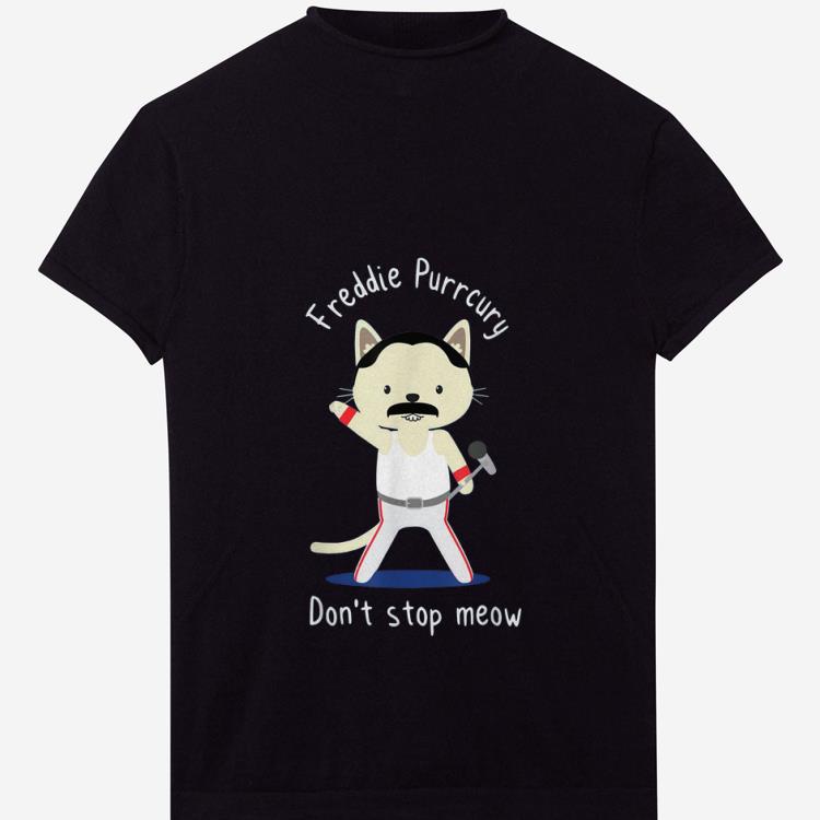 Premium Don t stop meow Freddie Purrcury shirt 1 2 - Premium Don't stop meow Freddie Purrcury shirt