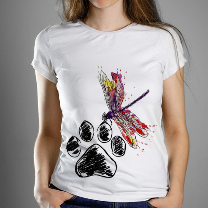 Premium Dragonfly Dog Paw Color shirt 1 - Premium Dragonfly Dog Paw Color shirt