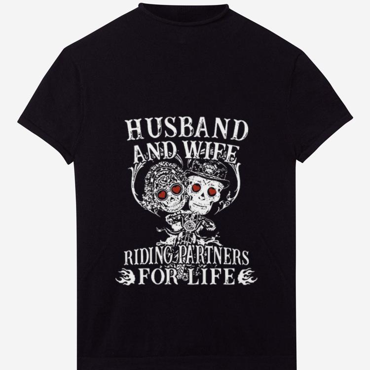 Premium Husband And Wife Riding Partners For Life shirt 1 - Premium Husband And Wife Riding Partners For Life shirt