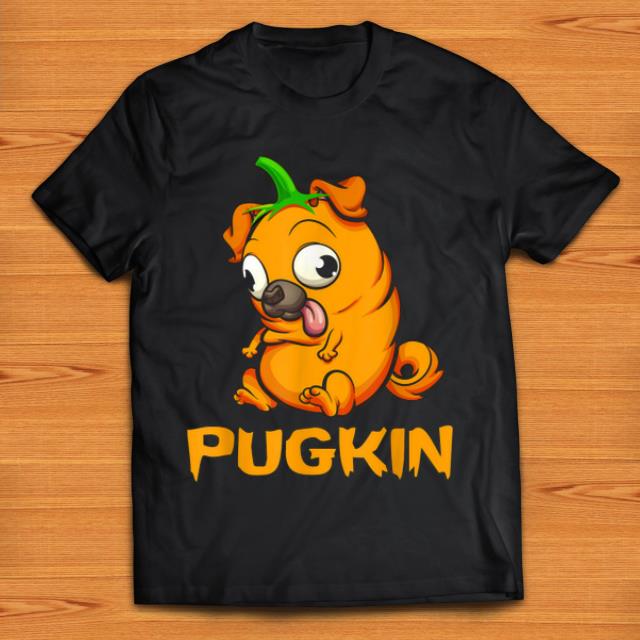 Premium Pugkin Funny Pumpkin Pug Dog Halloween shirt 1 - Premium Pugkin Funny Pumpkin & Pug Dog Halloween shirt