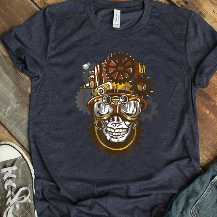 Premium Steampunk Goggles Skull Head with Top Hat Gears Gothic Gifts shirt 1 - Premium Steampunk Goggles Skull Head with Top Hat Gears Gothic Gifts shirt