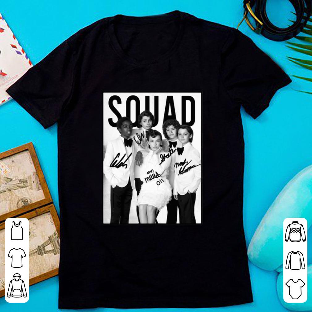 Premium Stranger Things 3 Squad Signatures shirt 1 - Premium Stranger Things 3 Squad Signatures shirt