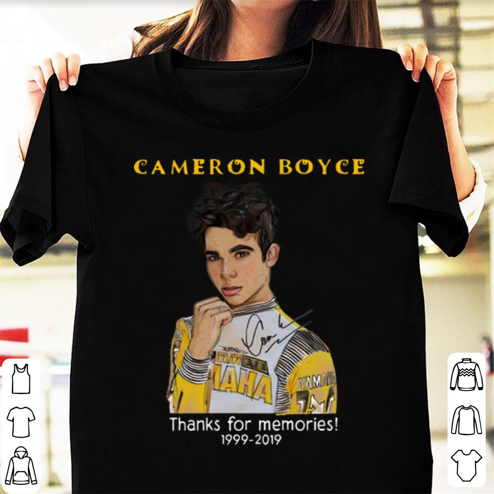 Premium Thank For Memories 1999 2019 Cameron Boyce shirt 1 - Premium Thank For Memories 1999-2019 Cameron Boyce shirt