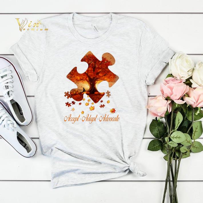 Autism Puzzle Autumn Accept Adapt Advocate shirt sweater Autism Puzzle Autumn Accept Adapt Advocate shirt sweater 4 - Autism Puzzle Autumn Accept Adapt Advocate shirt sweater