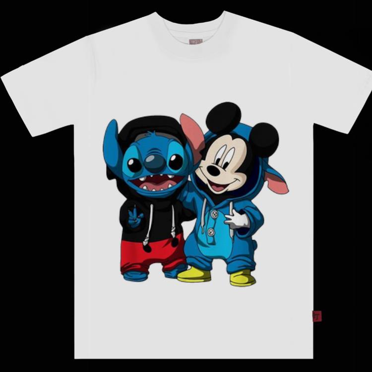 Awesome Baby Stitch And Mickey Mouse shirt 1 - Awesome Baby Stitch And Mickey Mouse shirt