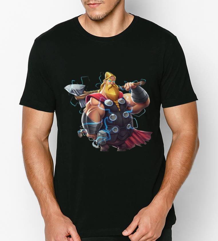 Awesome Fat Thor And Double Hammer Avenger Endgame shirt 4 1 - Awesome Fat Thor And Double Hammer Avenger Endgame shirt