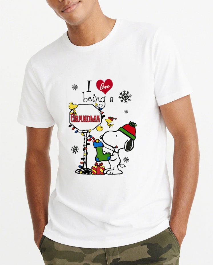 Awesome I Love Being A Grandma Christmas Snoopy shirt 4 1 - Awesome I Love Being A Grandma Christmas Snoopy shirt