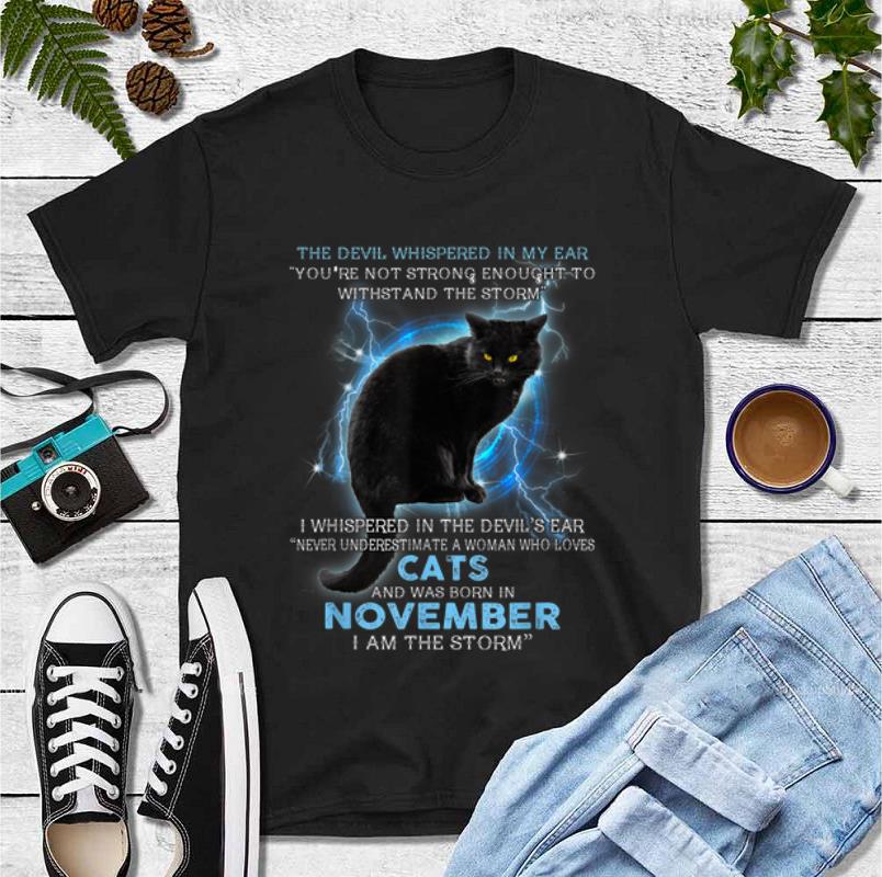 Awesome Never Underestimate A Woman Loves Cats And Was Born In November shirt 4 - Awesome Never Underestimate A Woman Loves Cats And Was Born In November shirt