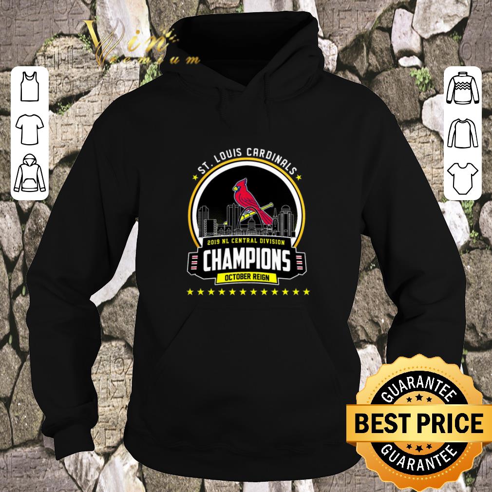 Awesome October St Louis Cardinals 2019 NL Central Division Champions shirt 4 - Awesome October St. Louis Cardinals 2019 NL Central Division Champions shirt