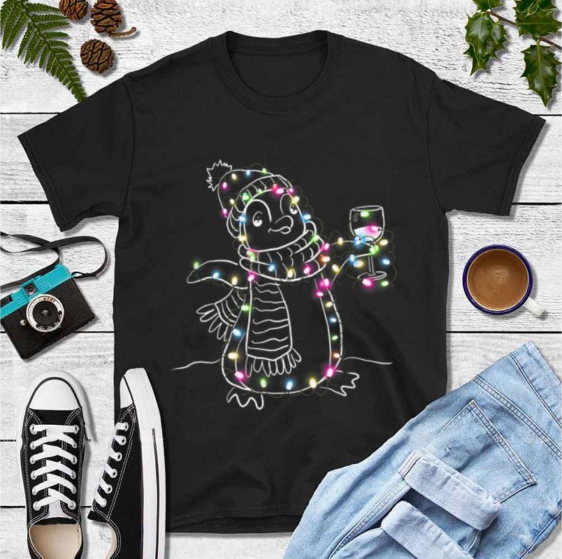 Awesome Penguin Color Light Christmas Tree Penguin Lover shirt 4 - Awesome Penguin Color Light Christmas Tree Penguin Lover shirt