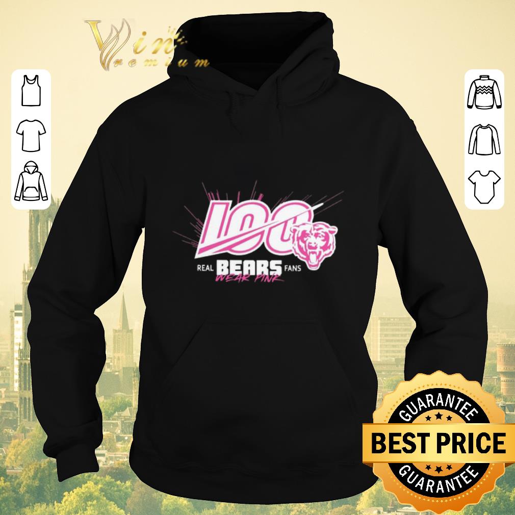 Awesome Pink Breast cancer awareness 100 real Bears fans wear shirt Awesome Pink Breast cancer awareness 100 real Bears fans wear shirt 4 - Awesome Pink Breast cancer awareness 100 real Bears fans wear shirt