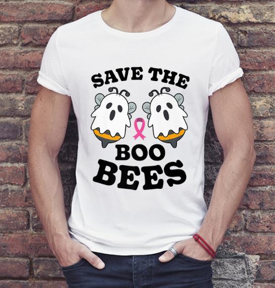 Awesome Save The Boo Bees Breast Cancer Awareness Halloween shirt 4 - Awesome Save The Boo Bees Breast Cancer Awareness Halloween shirt