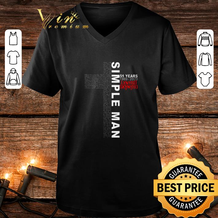 Awesome Simple Man 51 Years 1969 2020 Lynyrd Skynyrd shirt 4 - Awesome Simple Man 51 Years 1969-2020 Lynyrd Skynyrd shirt