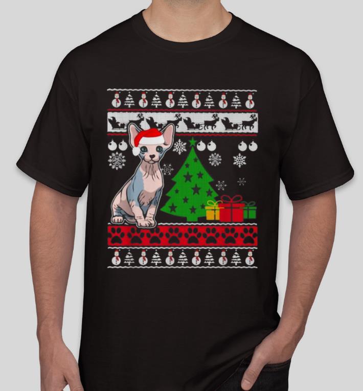 Awesome Sphynx Cat Christmas Ugly Christmas shirt 4 - Awesome Sphynx Cat Christmas Ugly Christmas shirt