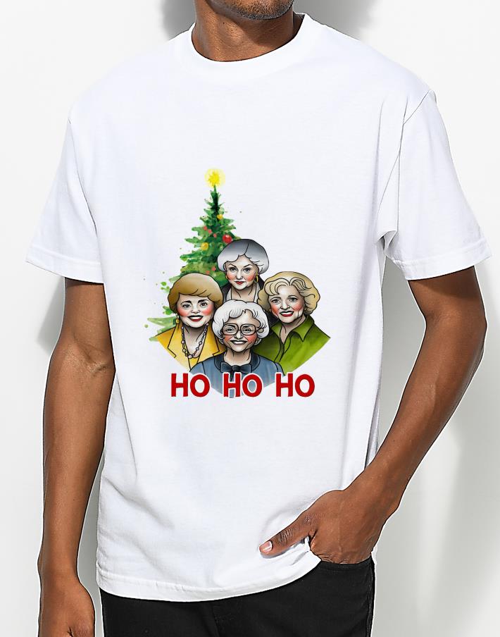 Awesome The Golden Girl Ho Ho Ho Christmas Tree shirt 4 - Awesome The Golden Girl Ho Ho Ho Christmas Tree shirt