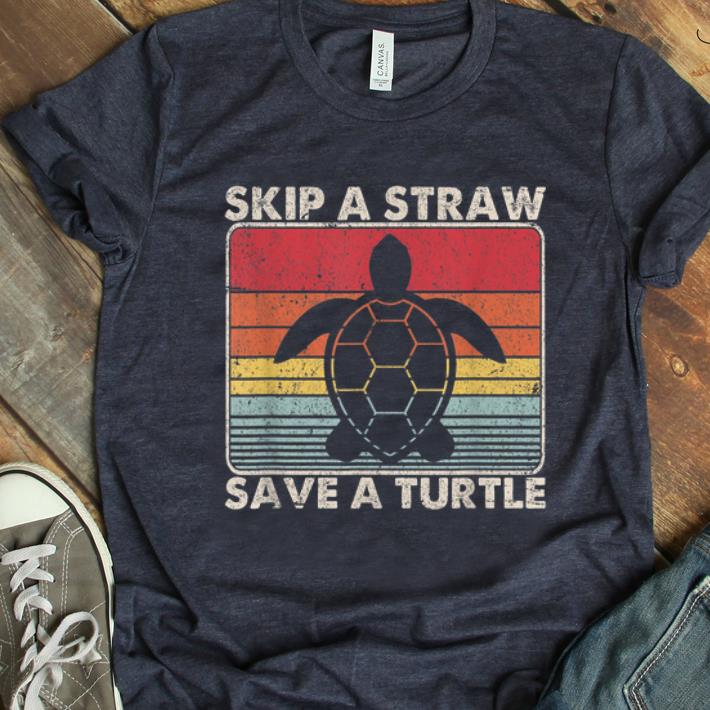 Awesome Vintage Skip A Straw Save A Turtle shirt 1 - Awesome Vintage Skip A Straw Save A Turtle shirt