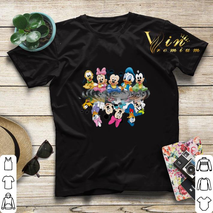 Disney Mickey Mouse Chibi Water Mirror Reflection shirt sweater 4 - Disney Mickey Mouse Chibi Water Mirror Reflection shirt sweater