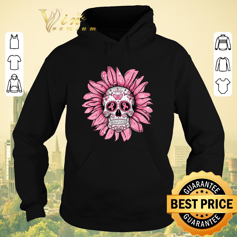 Funny Breast Cancer Awareness Sugar Skull Sunflower shirt sweater Funny Breast Cancer Awareness Sugar Skull Sunflower shirt sweater 4 - Funny Breast Cancer Awareness Sugar Skull Sunflower shirt sweater