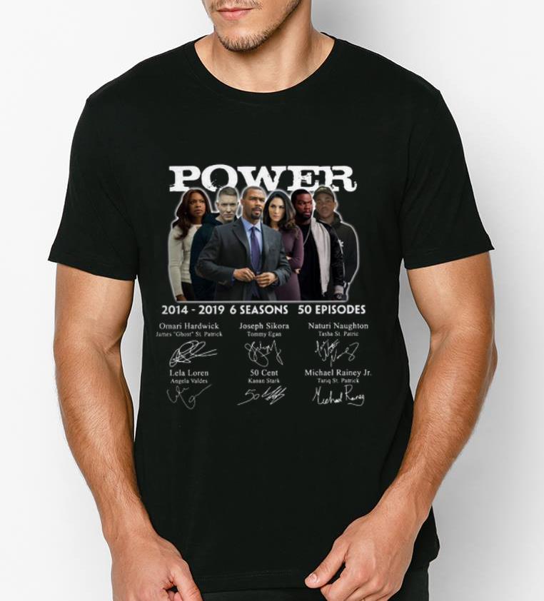 Funny Power 2014 2019 6 Seasons Characters Signature shirt 4 - Funny Power 2014 2019 6 Seasons Characters Signature shirt