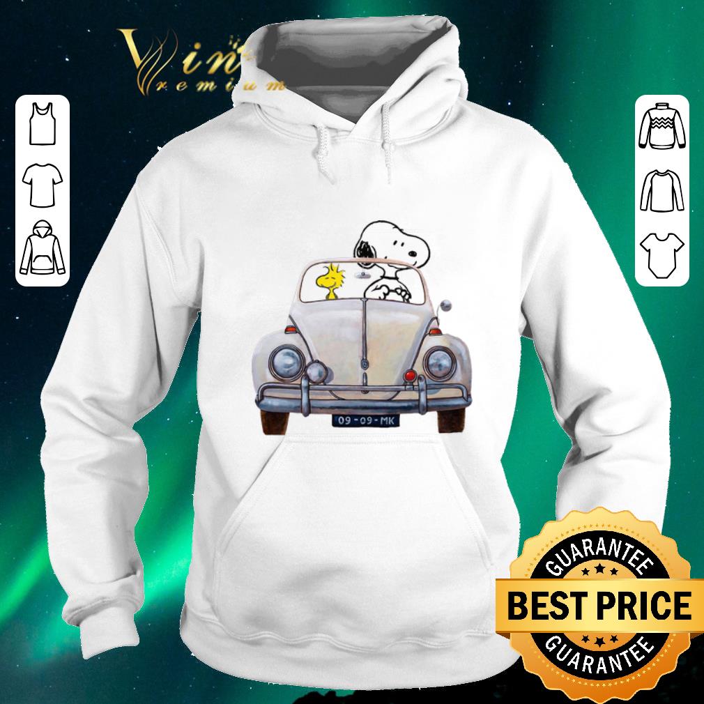 Funny Snoopy and woodstock driving Volkswagen Beetle shirt sweater 4 - Funny Snoopy and woodstock driving Volkswagen Beetle shirt sweater