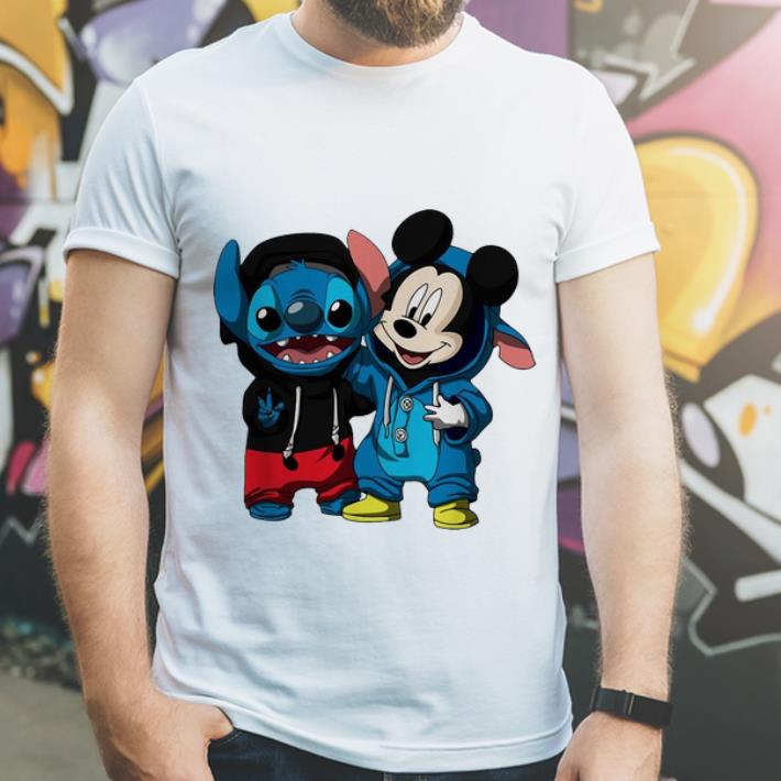 Hot Baby Stitch And Mickey Mouse shirt 4 - Hot Baby Stitch And Mickey Mouse shirt