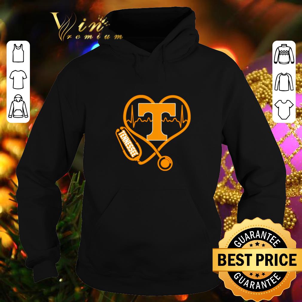 Hot Love Tennessee Volunteers Stethoscope Heartbeat nurse shirt 4 - Hot Love Tennessee Volunteers Stethoscope Heartbeat nurse shirt