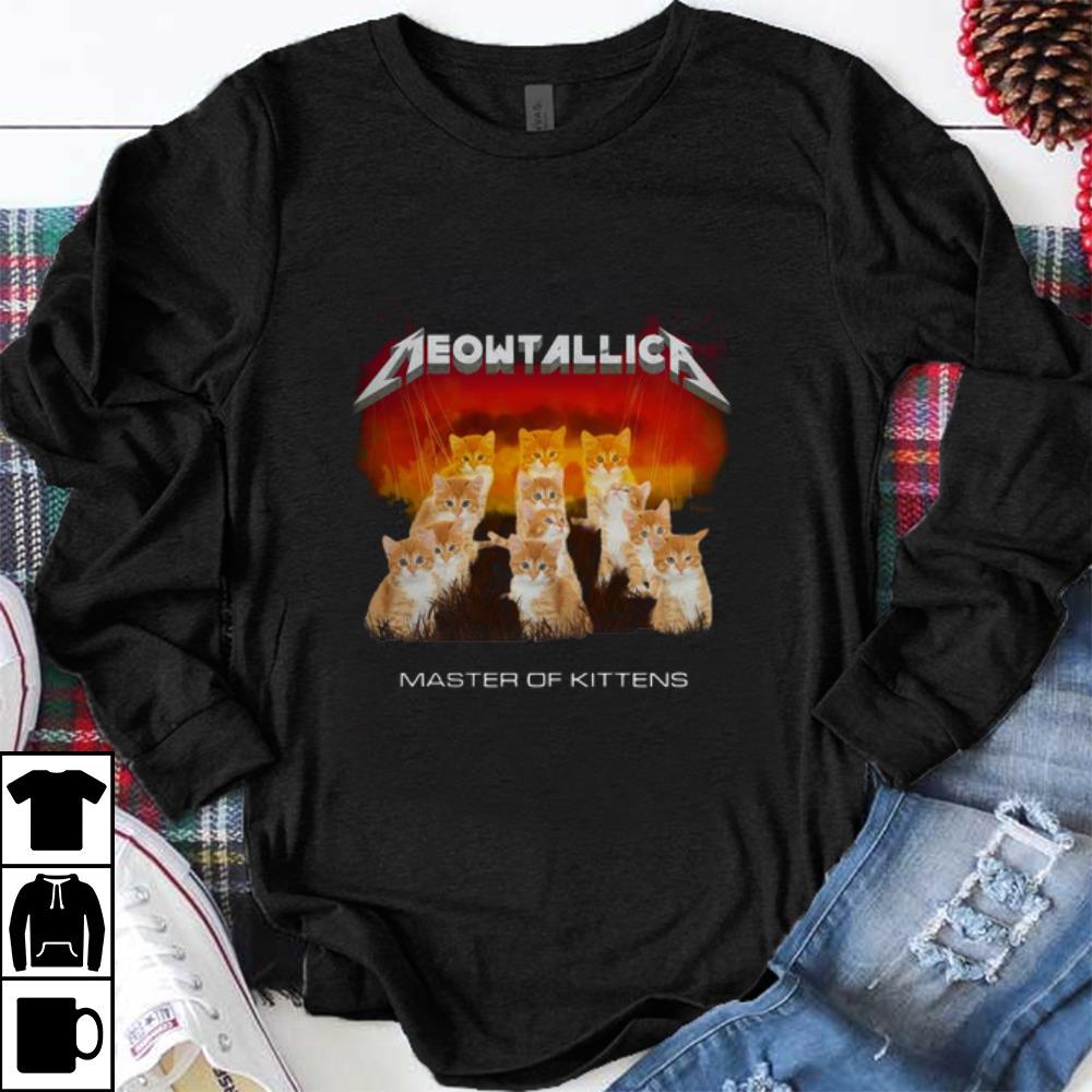 Hot Meowtallica Master Of Kittens shirt 1 - Hot Meowtallica Master Of Kittens shirt