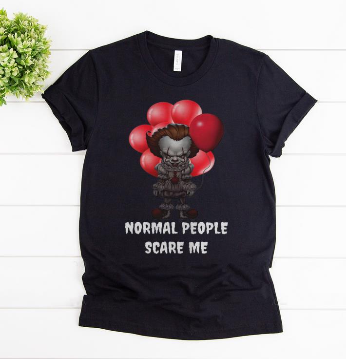 Hot Pennywise Normal People Scare Me Halloween shirt 1 - Hot Pennywise Normal People Scare Me Halloween shirt