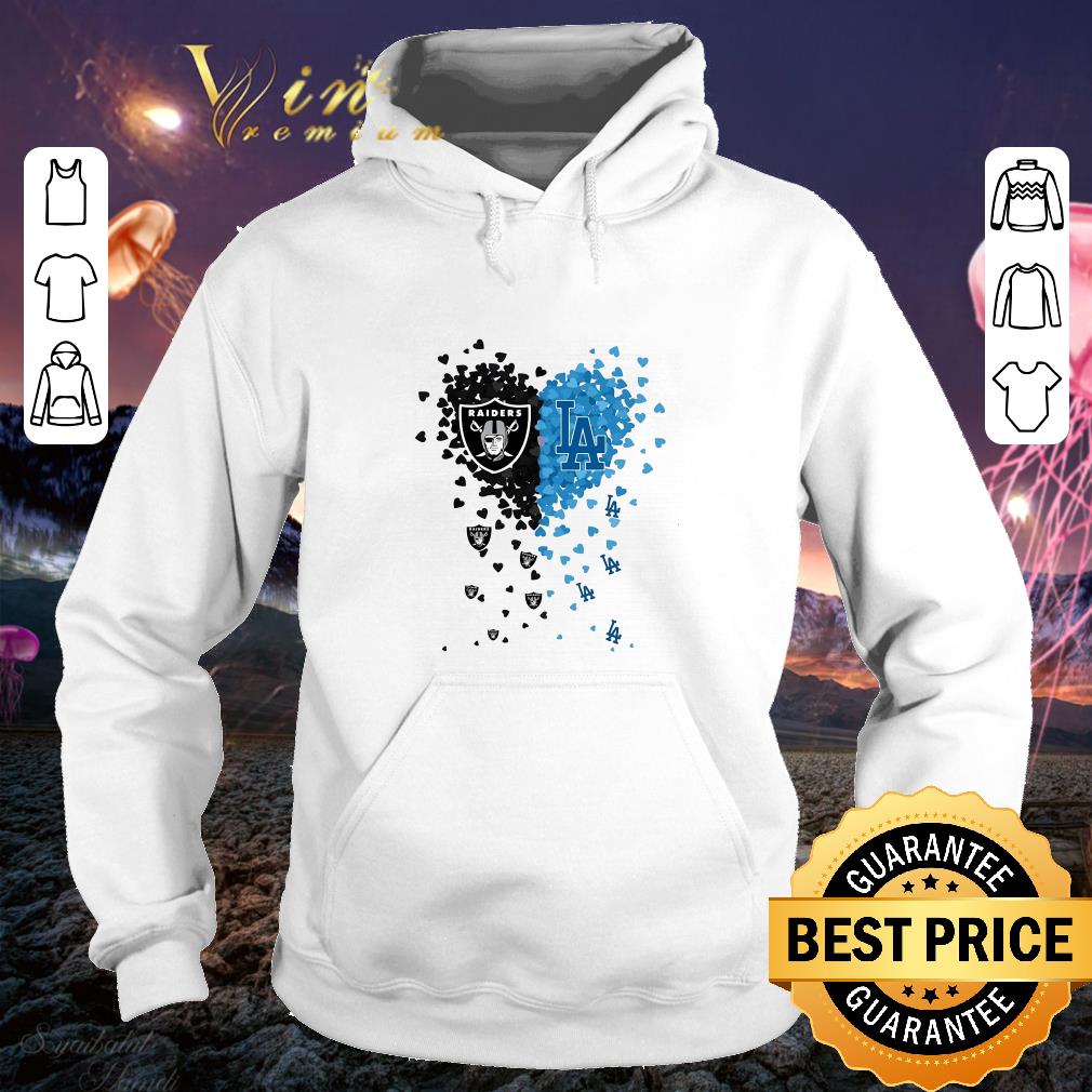 I love Oakland Raiders Los Angeles Dodgers shirt I love Oakland Raiders Los Angeles Dodgers shirt 4 - I love Oakland Raiders Los Angeles Dodgers shirt