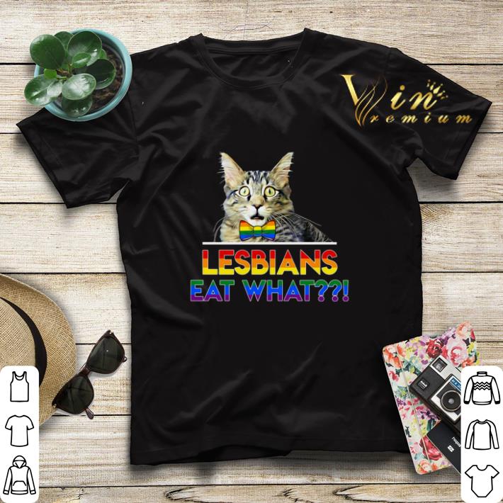 LGBT Cat Lesbians eat what shirt sweater 4 - LGBT Cat Lesbians eat what shirt sweater