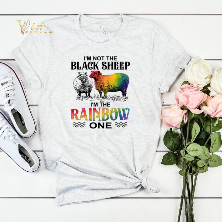 LGBT I'm not the black sheep i'm the rainbow one shirt sweater LGBT I m not the black sheep i m the rainbow one shirt sweater 4 - LGBT I'm not the black sheep i'm the rainbow one shirt sweater