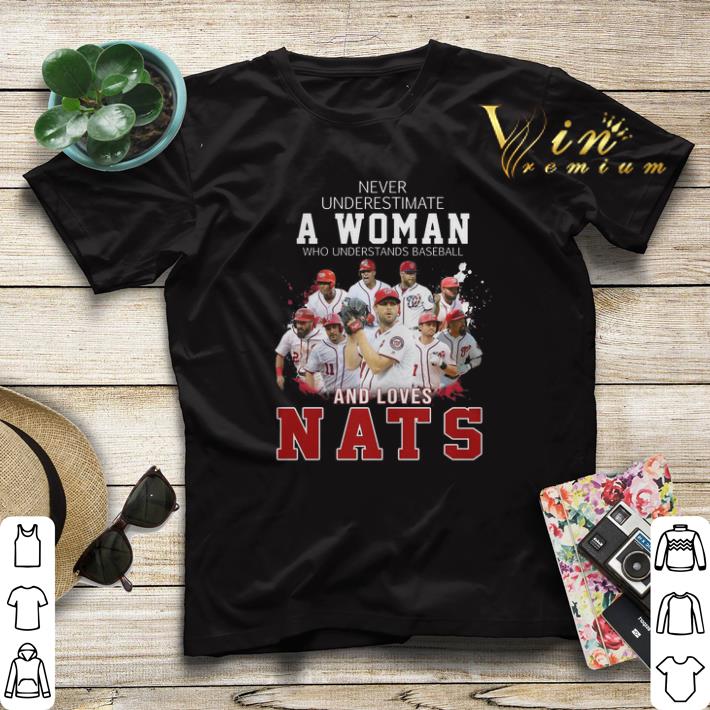 Never underestimate a woman who and loves Washington Nationals shirt sweater 4 - Never underestimate a woman who and loves Washington Nationals shirt sweater