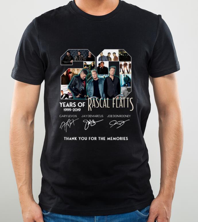 Nice 20 Years Of Rascal Flatts 1999 2019 Thank You For The Memories Signatures shirt 4 - Nice 20 Years Of Rascal Flatts 1999 2019 Thank You For The Memories Signatures shirt