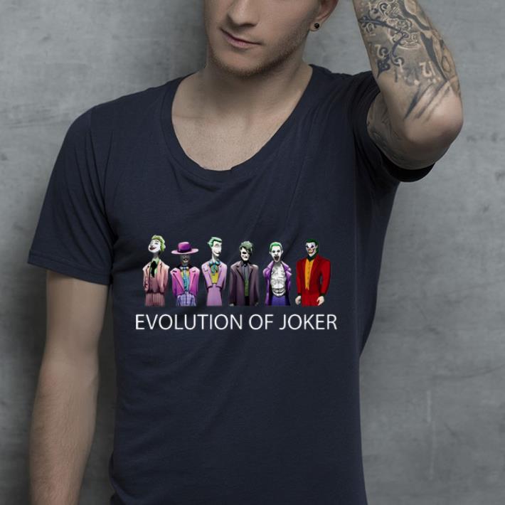 Nice Evolution of Joker shirt 4 - Nice Evolution of Joker shirt