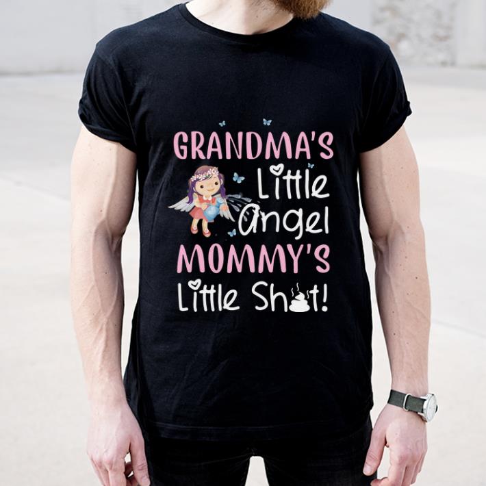 Nice Grandma s Little Angel Mommy s Little Shit shirt 4 - Nice Grandma's Little Angel Mommy's Little Shit shirt