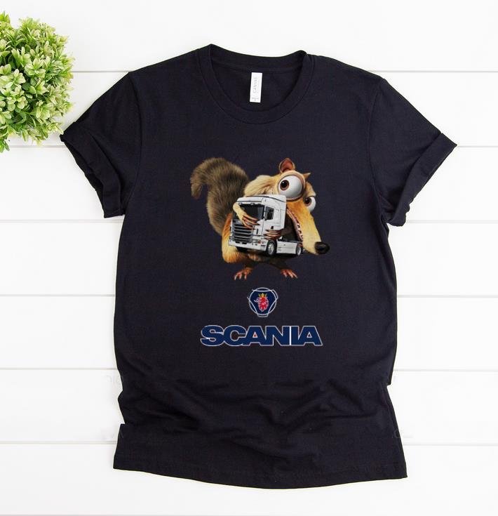 Nice Scania AB Ice Age Scrat Hug Truck shirt 1 - Nice Scania AB Ice Age Scrat Hug Truck shirt