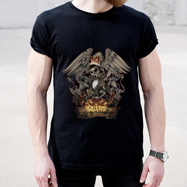 Official Freddie Mercury Queen Jack Skellington shirt 4 - Official Freddie Mercury Queen Jack Skellington shirt