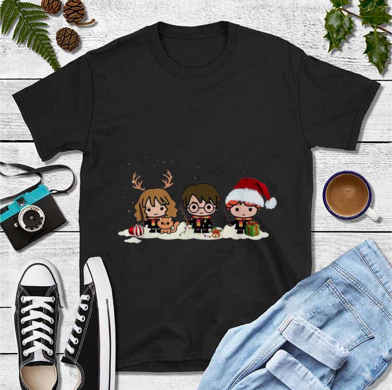 Official Harry Potter Chibi Harry Ron And Hermione Christmas shirt 4 - Official Harry Potter Chibi Harry Ron And Hermione Christmas shirt