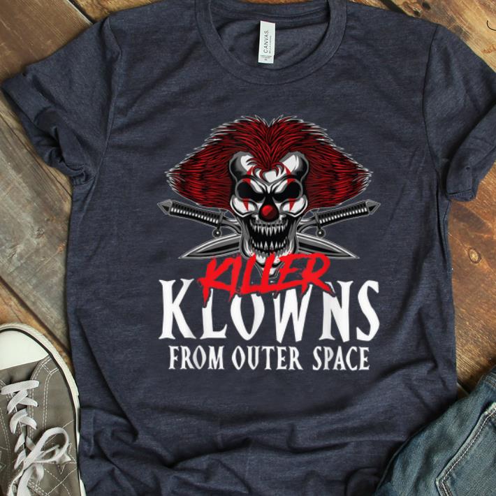 Official Scary Clown Killer Klowns From Outer Space Halloween shirt 1 - Official Scary Clown Killer Klowns From Outer Space Halloween shirt