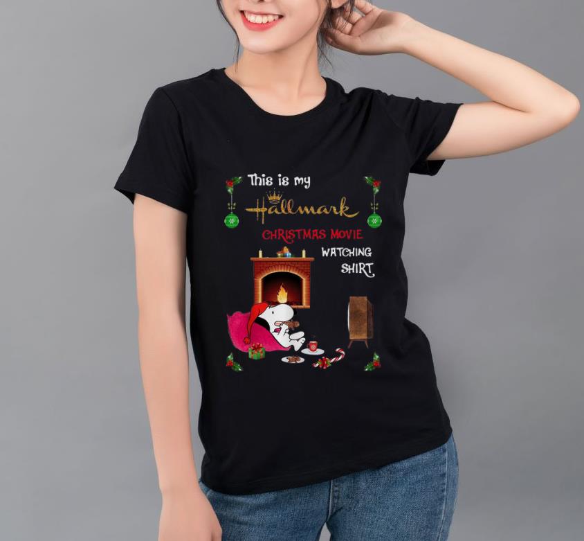 Official Snoopy This Is My Hallmark Christmas Movie Watching shirt 4 1 - Official Snoopy This Is My Hallmark Christmas Movie Watching shirt