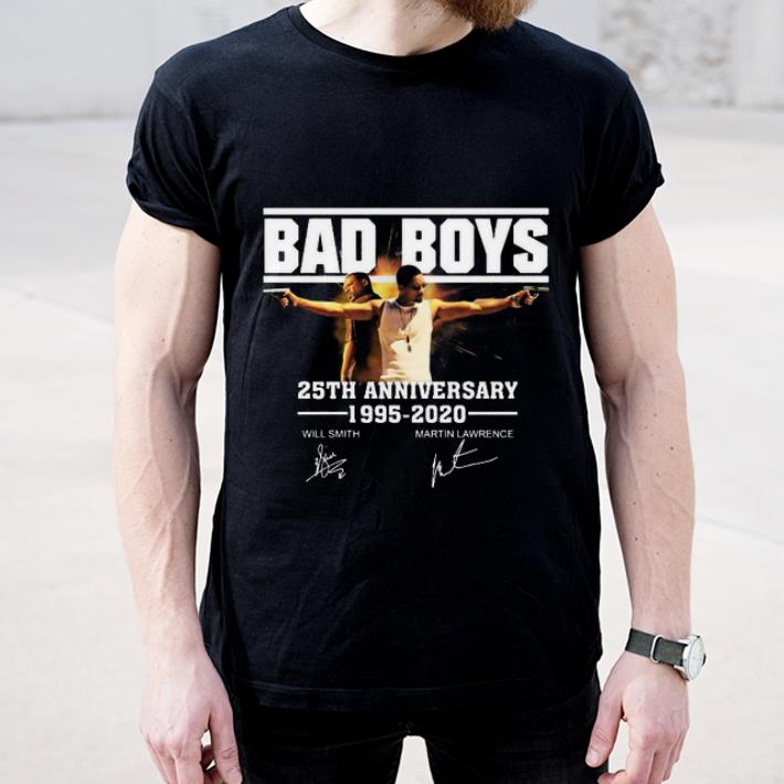 Original 25th anniversary Bad Boys 1995 2020 signature shirt 4 - Original 25th anniversary Bad Boys 1995-2020 signature shirt